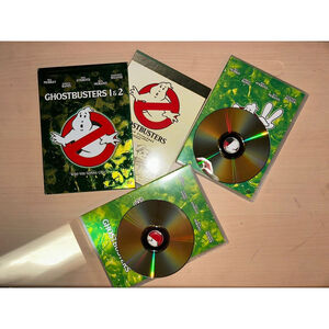 Ghostbusters 1 & 2 DVD, 2005 Double Feature Gift Set with Slipcase and Scrapbook